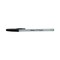 Universal Fine 0.7 mm Stick Ballpoint Pen - Black Ink, Gray/Black Barrel (1 Dozen)
